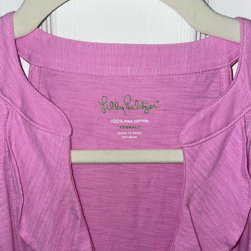Lilly Pulitzer Shay Ruffle Tank Top - Picture 3 of 6